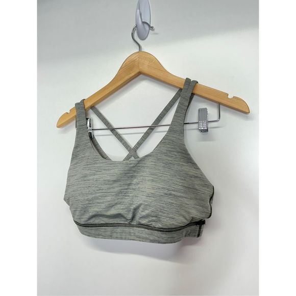 lululemon athletica energy bra Green moss size 10 - Picture 2 of 6
